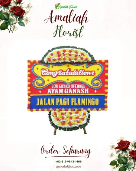 Sewa Papan Bunga Aji Kagungan